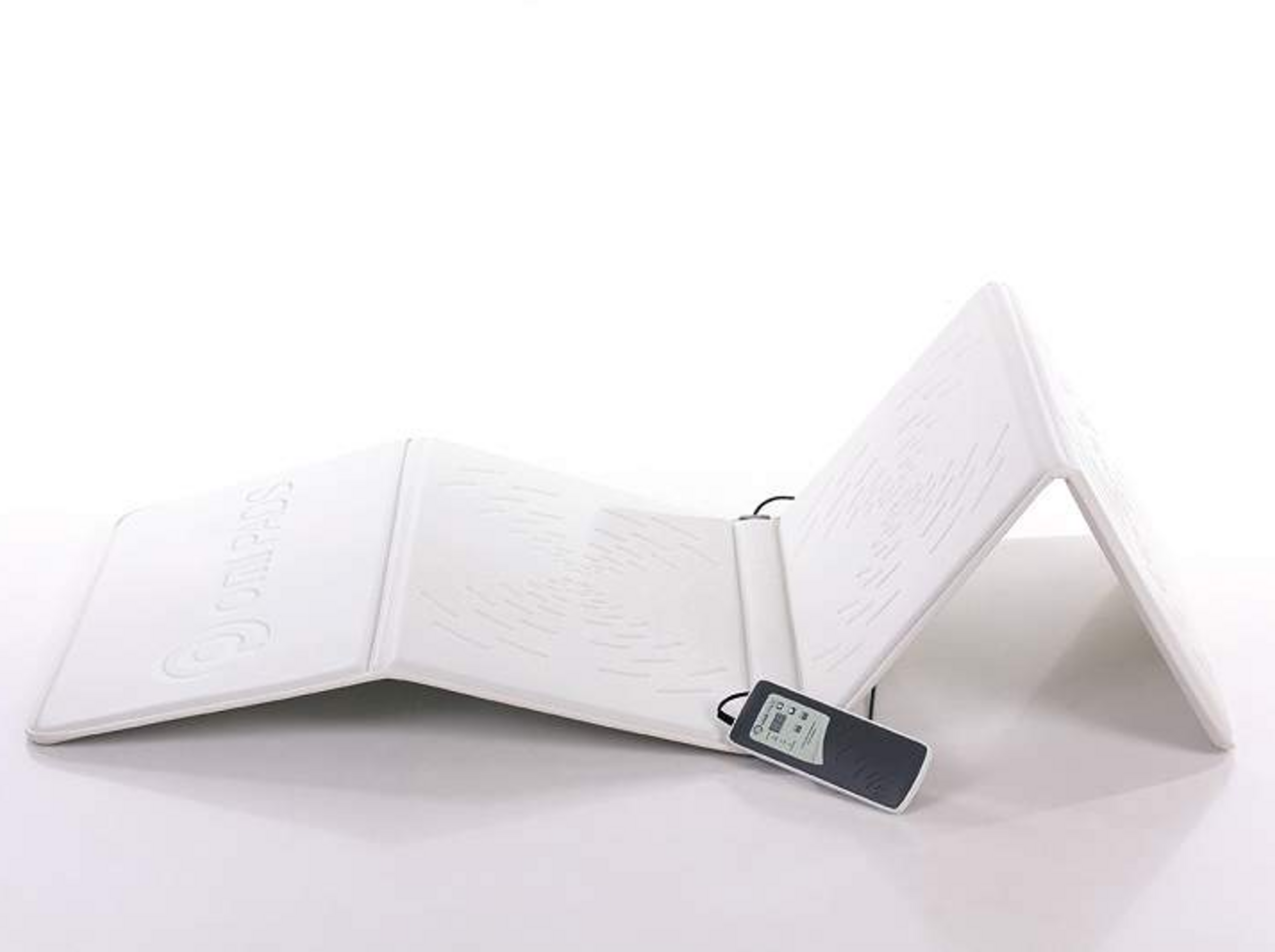 Clinical Hyper PEMF Home Mat — full-body folding wellness mat with handheld controller