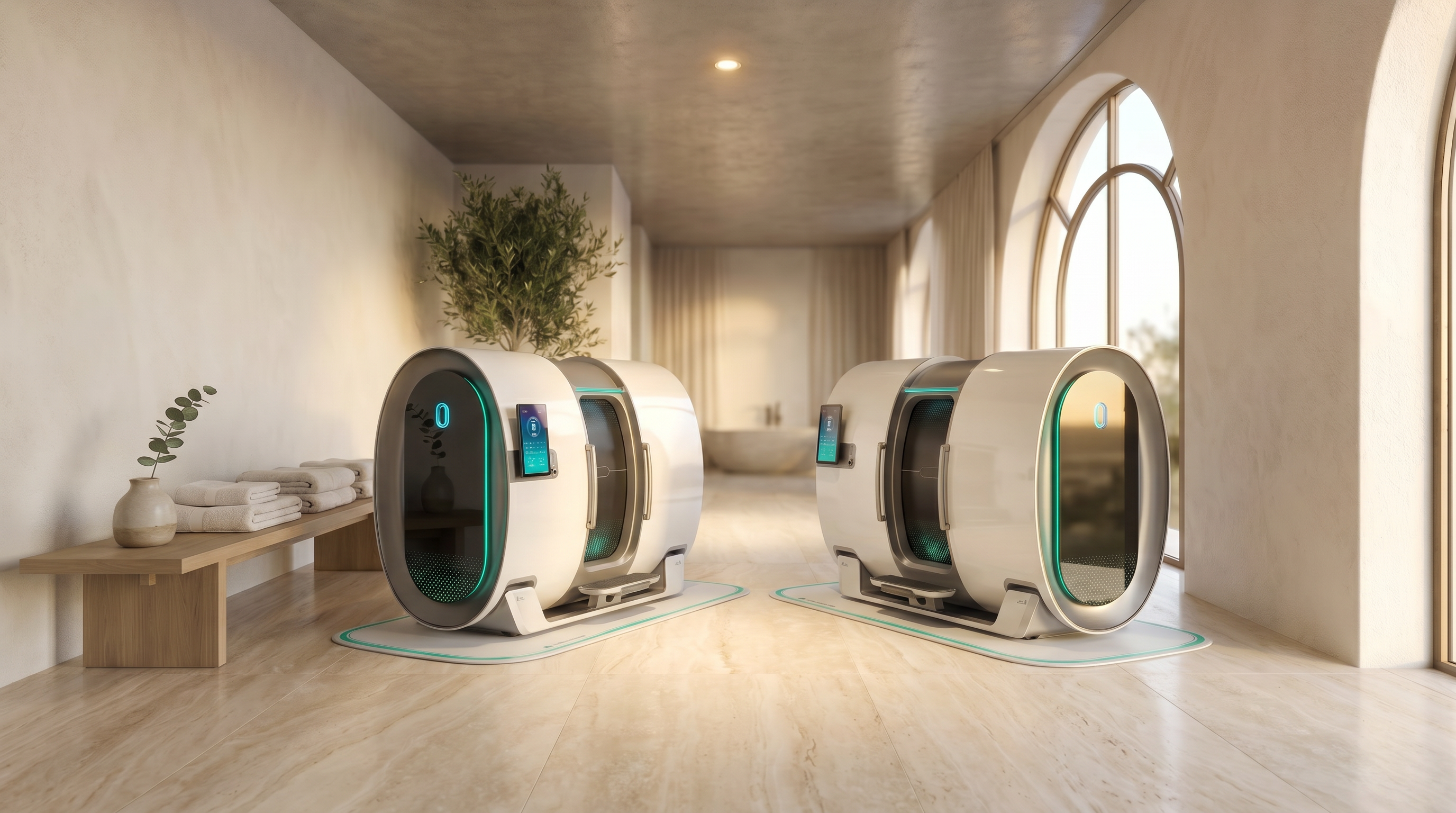 Helix Modular — Site-configurable modular hyperbaric chamber.