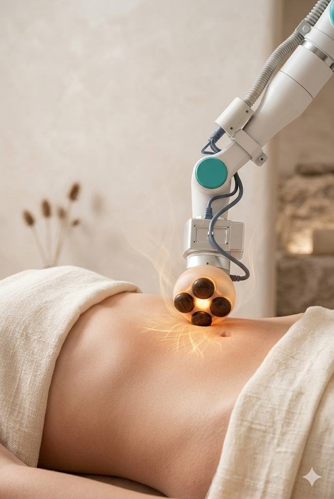 Helix Touch in a beauty spa setting